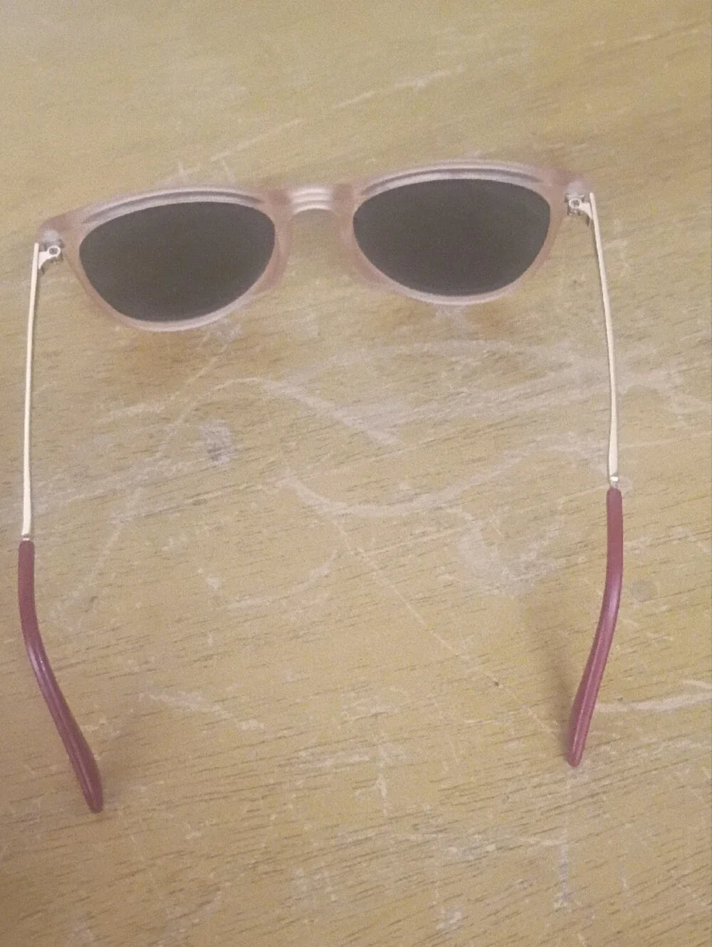 Kids Pink Sunglasses with Red Daisy Drawstring Pouch